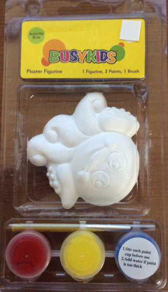 Plaster Figurine Octopus, Activity Kit For Kids By Busykids