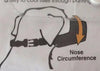 Top Paw Mesh Muzzle Size 1, 3" Nose Circumference, Up To 7 lbs. Black