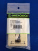 Ortronics OR-40300547-13 TracJack Plastic Faceplate 3-Hole, Ivory