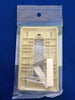 Ortronics OR-40300547-13 TracJack Plastic Faceplate 3-Hole, Ivory
