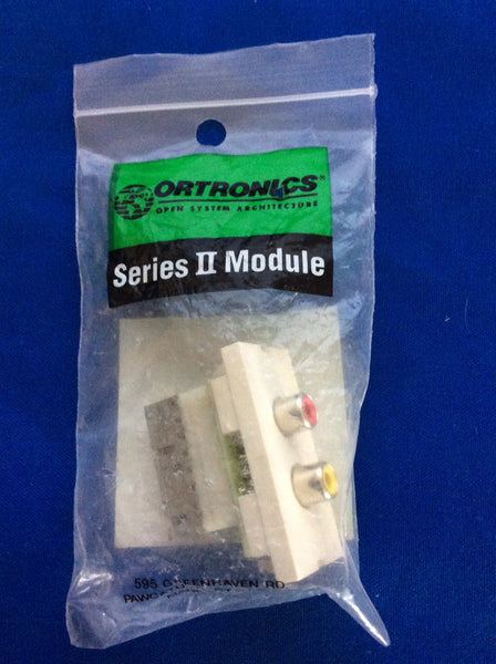Ortronics OR-60900223 Series II RCA/110 D4 Connector, Fog White