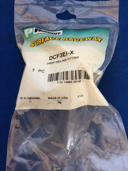 Panduit DCF3EI-X Drop Ceiling Fitting, Ivory