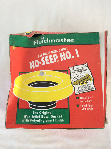 Fluidmaster Wax Toilet Bowl Gasket No-Seep No. 1
