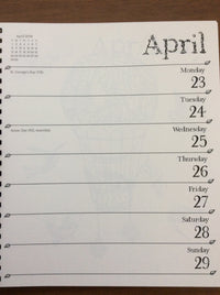 Johanna Basford 16-Month Coloring Weekly Planner Sept. 2017- Dec. 2018