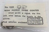 Magic Tricks, Wire Puzzle Game Card, No. 1592