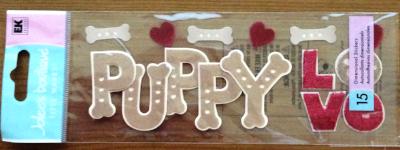 Jolee's Boutique Scrapbook Dimensional Stickers Puppy Love Stickers