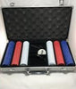 Professional Casino Poker Chips, Set of 300 Chips with Aluminum Carrying Case