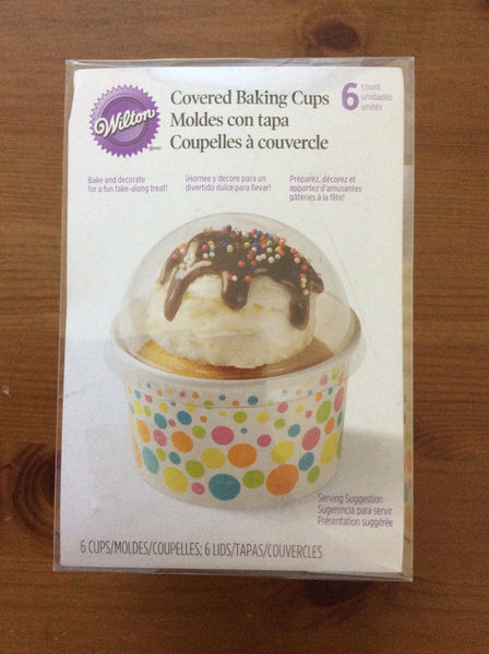 Wilton Covered Baking Cups Confetti Set of 6