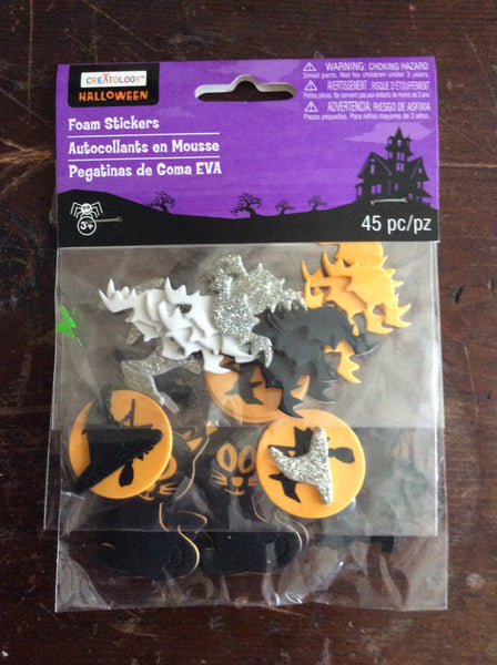 Creatology Halloween Foam Stickers Set of 45 Pieces