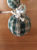 Handmade Christmas Ornaments Primitive Decor Set of 2