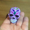 Handpainted Sugar Skull, Halloween Decor, Dia de los Muertos Calavera