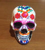 Handpainted Sugar Skull, Halloween Decor, Dia de los Muertos Calavera