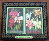 Punch Studio Playing Cards Midnight Orchids 2 Decks #57706