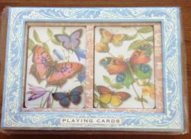 Punch Studio Playing Cards Colorful Butterflies 2 Decks #57717