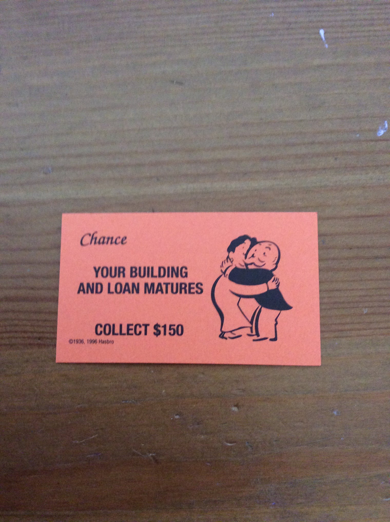 Monopoly Replacement Pieces - Chance Cards