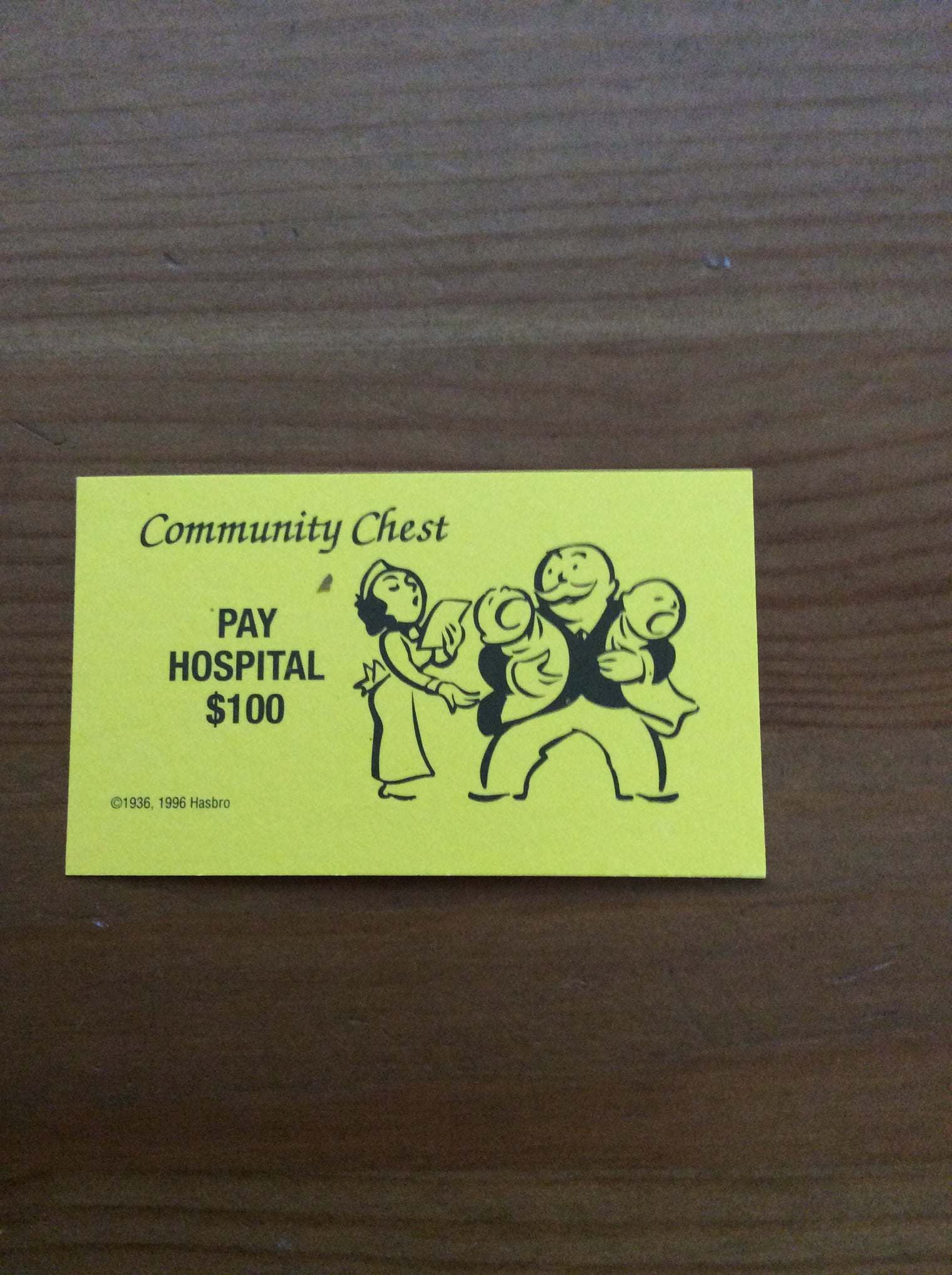Monopoly Replacement Pieces -Community Chest Cards
