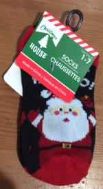 Christmas House Santa Childrens Socks