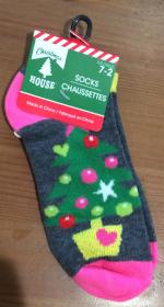 Christmas House Christmas Tree Socks