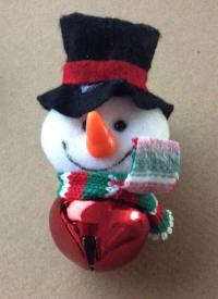 Christmas Jingle Bell Plush Ornament