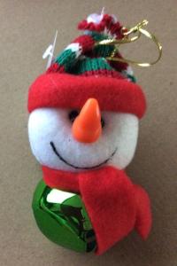 Christmas Jingle Bell Plush Ornament