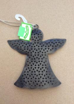 Holiday Time Christmas Ornament Metal Angel