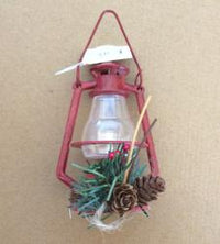 Country Style Lantern Christmas Ornament