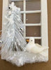 Winter Time Christmas White Dove Ornament