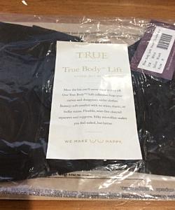 True Body Front Closure Bra - Black