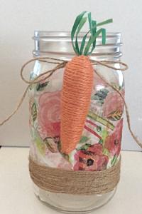 Spring Mason Jar Vase