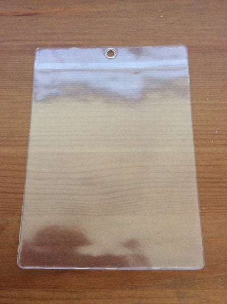 Vertical Transparent Plastic Clear Event ID Card Badge Holder