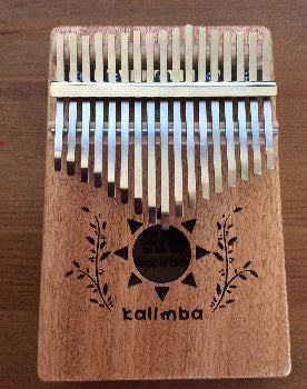 Luvay Kalimba Thumb Piano Mahogany Set