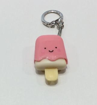 Kawaii Lip Gloss Ice Cream Cone Key Chain