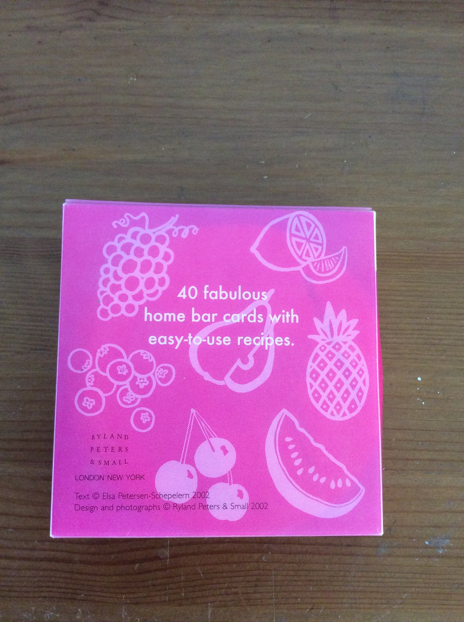 Cool Smoothies Home Bar Cards by Linda Collister (2002) - NEW