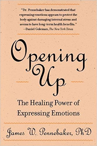 Opening Up The Healing Power Of Expressing Emotions By James W. Pennebaker, Ph. D. Paperback