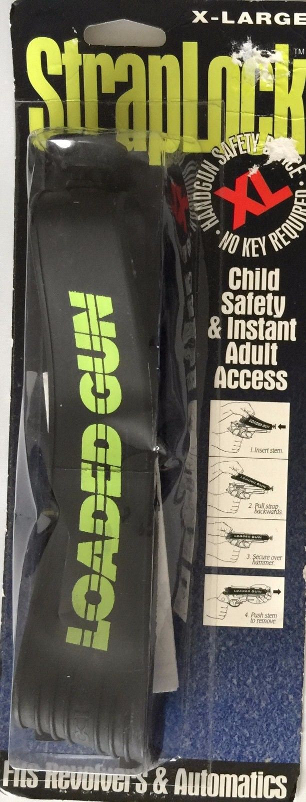 Straplock Handgun Safety Device  XL for Walter, Beretta, S&W