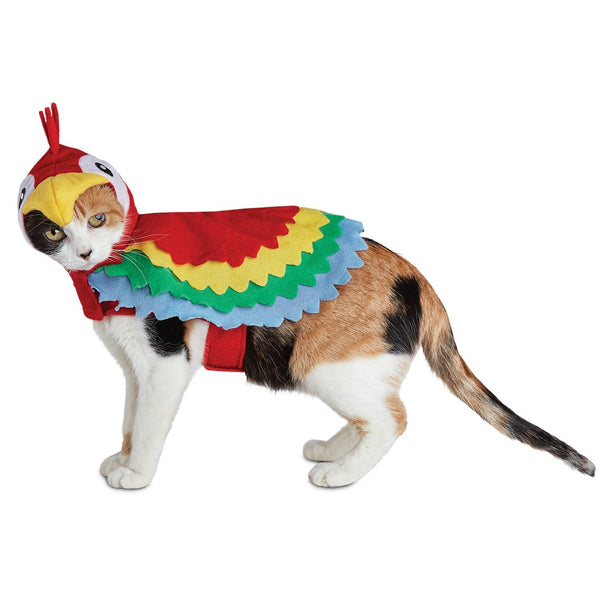 Bootique Polly Parrot Cat Costume, One Size Fits Most, Also For Dogs
