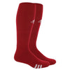 Adidas Multi-Sport Climalite Field Socks, Small Red