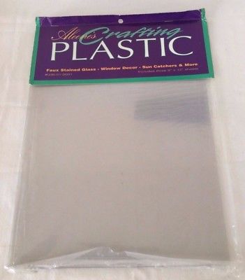 Aleene's Crafting Plastic, 9" x 12" Sheets, Set of 3