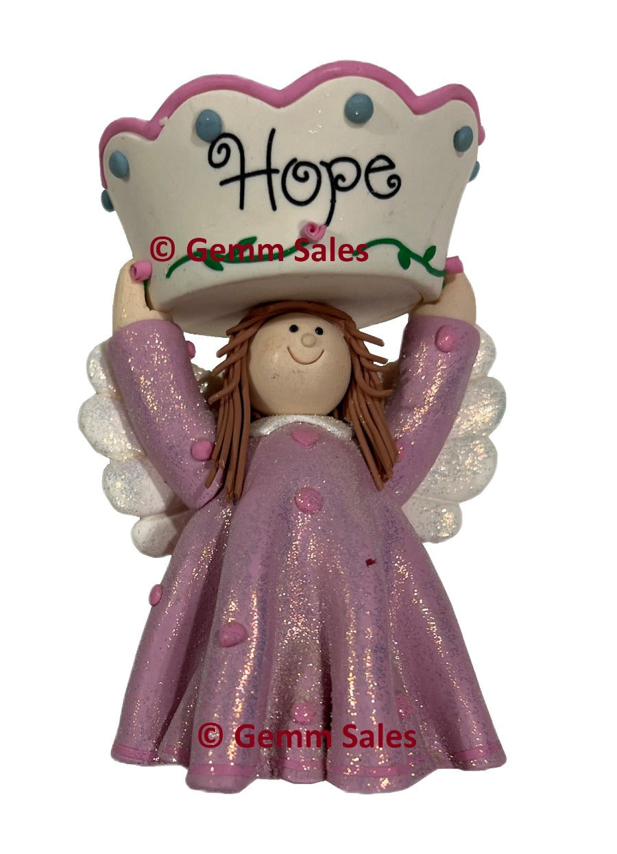 Angel Tea Light Holder 4" long