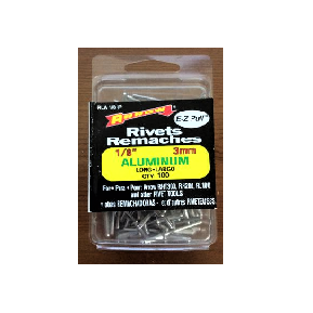 Arrow E-Z Pull Rivets Rematches 1/8" (3mm) Aluminum, Pack of 100