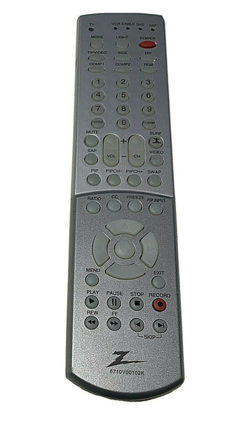 Authentic Zenith 6710V00102K Remote Control