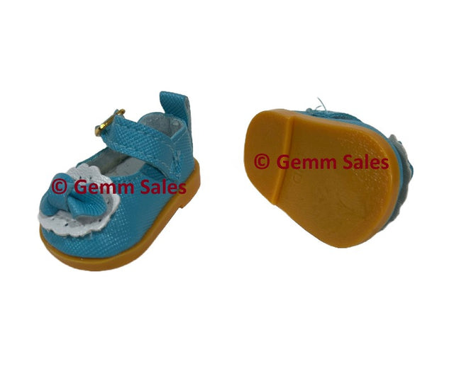 BJD Doll Mary Jane Shoes with Bow - Blue
