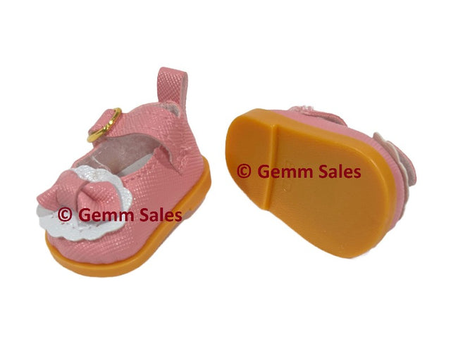 BJD Doll Mary Jane Shoes with Bow - Pink