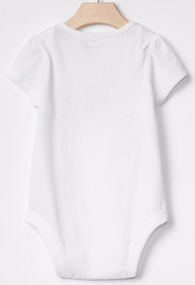 Baby Gap Girl Embellished I Love Mommy Graphic Bodysuit