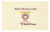 Bell Collectors Club Pomegranate Bell Card Replacement