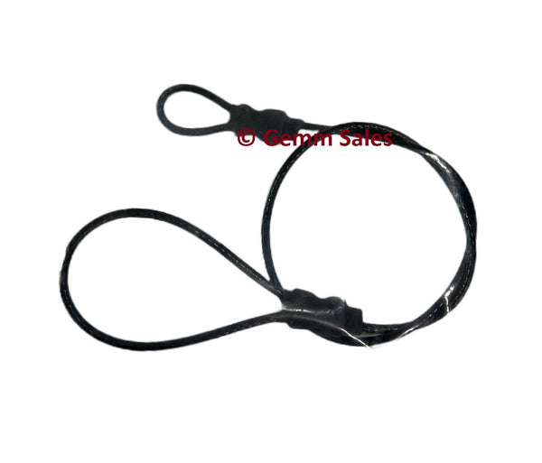 Bicycle Seat Lock, Seat Keeper, Anti-Scratch Vinyl Coating (Black)
