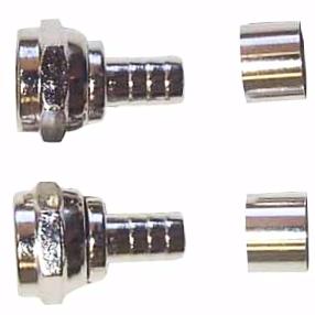 Black Point Products, BV-1 "F" Connectors, 2 PK