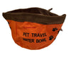 Bow Wow Pals Pet Travel Water Bowl - Orange