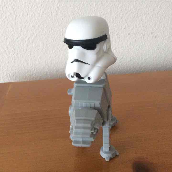 Star Wars Chewbacca & Storm Trooper Bobbleheads