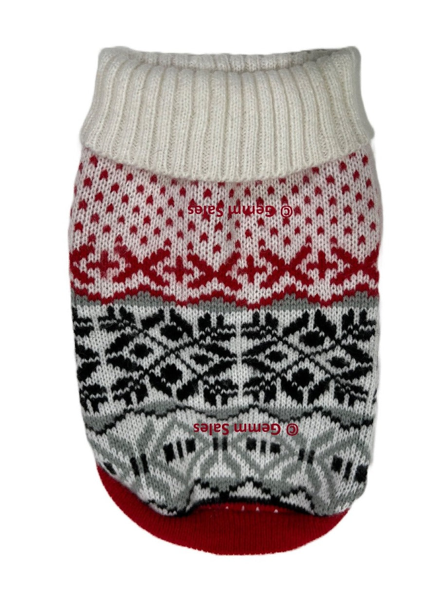 Christmas Dog Sweater - Small Medium